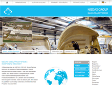 Tablet Screenshot of niedax-group.com